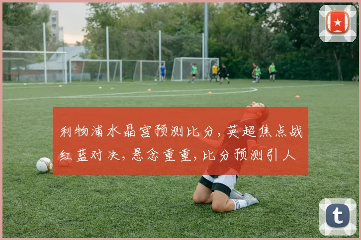 利物浦水晶宫预测比分,英超焦点战红蓝对决,悬念重重,比分预测引人入胜,一触即发